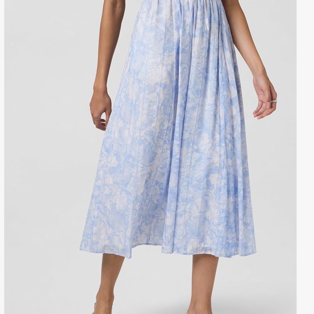 Club Monaco   
Tie Front Flutter Sleeve Midi Dress - Picture 5 of 8